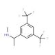 (1R)-1-[3,5-Bis(trifluoromethyl)phenyl]-N-methylethanamine (CAS 334477-60-0) - chemical structure image