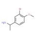 (1R)-1-(3-bromo-4-methoxyphenyl)ethanamine - chemical structure image
