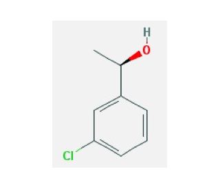 (1R)-1-(3-chlorophenyl)ethanol (CAS 120121-01-9) - chemical structure image