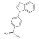 (1R)-1-[4-(1H-benzimidazol-1-yl)phenyl]ethanamine - chemical structure image