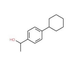 (1R)-1-(4-cyclohexylphenyl)ethanol - chemical structure image