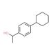 (1R)-1-(4-cyclohexylphenyl)ethanol - chemical structure image