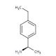 (1R)-1-(4-ethylphenyl)ethanamine (CAS 292068-37-2) - chemical structure image