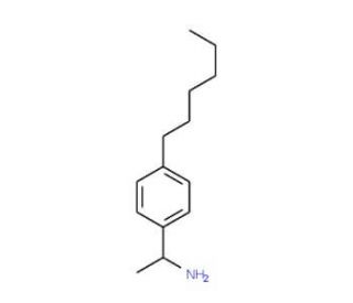 (1R)-1-(4-hexylphenyl)ethanamine - chemical structure image