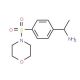 (1R)-1-[4-(morpholin-4-ylsulfonyl)phenyl]ethanamine - chemical structure image