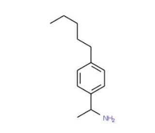 (1R)-1-(4-pentylphenyl)ethanamine - chemical structure image