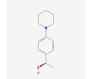 (1R)-1-(4-piperidin-1-ylphenyl)ethanol - chemical structure image