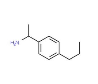 (1R)-1-(4-propylphenyl)ethanamine - chemical structure image