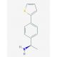 (1R)-1-(4-thien-2-ylphenyl)ethanamine - chemical structure image