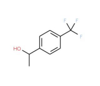 (1R)-1-[4-(Trifluoromethyl)phenyl]ethan-1-ol (CAS 76155-79-8) - chemical structure image