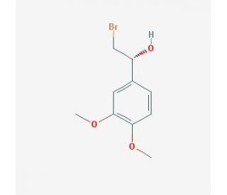 (1R)-2-bromo-1-(3,4-dimethoxyphenyl)ethanol - chemical structure image