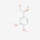 (1R)-2-bromo-1-(3,4-dimethoxyphenyl)ethanol - chemical structure image