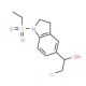 (1R)-2-chloro-1-[1-(ethylsulfonyl)-2,3-dihydro-1H-indol-5-yl]ethanol - chemical structure image