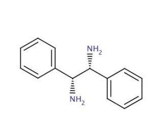 (1R,2R)-(&plus;)-1,2-Diphenylethylenediamine (CAS 35132-20-8) - chemical structure image
