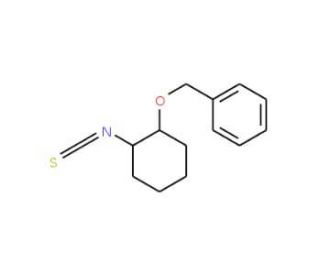 (1R,2R)-(&minus;)-2-Benzyloxycyclohexyl isothiocyanate (CAS 745783-98-6) - chemical structure image