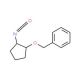 (1R,2R)-(−)-2-Benzyloxycyclopentyl isocyanate (CAS 737001-14-8) - chemical structure image