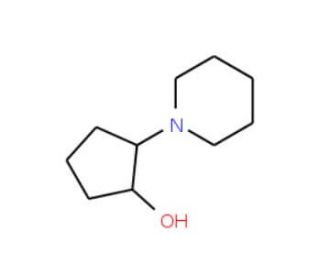 (1R,2R)-2-piperidin-1-ylcyclopentanol - chemical structure image