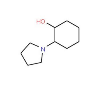 (1R,2R)-2-pyrrolidin-1-ylcyclohexanol - chemical structure image