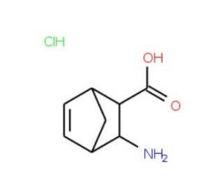 (1R,2R,3S,4S)-(&minus;)-3-aminobicyclo[2.2.1]hept-5-ene-2-carboxylic acid hydrochloride (CAS 677757-34-5) - chemical structure imag
