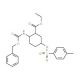 (1R*,2R*,5R*)-2-Benzyloxycarbonylamino-5-(toluene-4-sulfonyloxy)-cyclohexanecarboxylic acid ethyl ester (CAS 935470-10-3) - c