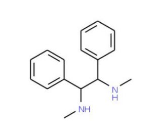 (1R,2R)-N,N&prime;-Dimethyl-1,2-diphenyl-1,2-ethanediamine (CAS 118628-68-5) - chemical structure image