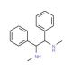 (1R,2R)-N,N′-Dimethyl-1,2-diphenyl-1,2-ethanediamine (CAS 118628-68-5) - chemical structure image
