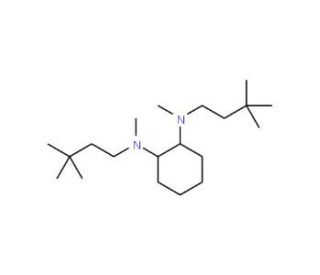 (1R,2R)-N,N′-Dimethyl-N,N′-bis(3,3-dimethylbutyl)cyclohexane-1,2-diamine (CAS 644958-86-1) - chemical structure image