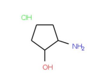 (1R,2R)-trans-2-Aminocyclopentanol hydrochloride (CAS 68327-11-7) - chemical structure image
