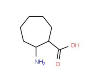 (1R,2S)-2-Amino-cycloheptanecarboxylic acid (CAS 522644-03-7) - chemical structure image