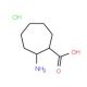 (1R,2S)-2-Amino-cycloheptanecarboxylic acid hydrochloride (CAS 522644-07-1) - chemical structure image