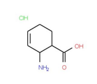 (1R,2S)-2-Amino-cyclohex-3-enecarboxylic acid hydrochloride (CAS 131783-54-5) - chemical structure image