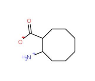 (1R,2S)-2-Amino-cyclooctanecarboxylic acid (CAS 522644-04-8) - chemical structure image