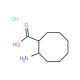 (1R,2S)-2-Amino-cyclooctanecarboxylic acid hydrochloride (CAS 522644-08-2) - chemical structure image