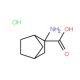 (1R,2S,4S)-2-aminobicyclo[2.2.1]heptane-2-carboxylic acid hydrochloride - chemical structure image