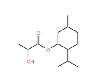 (1R,2S,5R)-2-Isopropyl-5-methylcyclohexyl (R)-2-Hydroxypropionate (CAS 59259-38-0) - chemical structure image