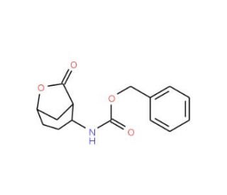 (1R*,2S*,5R*)-(7-Oxo-6-oxa-bicyclo[3.2.1]oct-2-yl)-carbamic acid benzyl ester (CAS 99929-67-6) - chemical structure image
