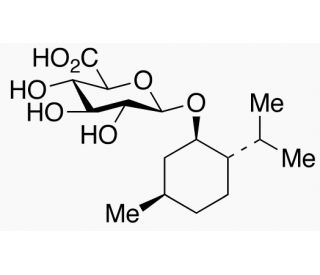 (1R,2S,5R)-(&minus;)-Menthol &beta;-D-Glucuronide (CAS 79466-08-3) - chemical structure image