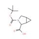 (1R,2S,5S)-3-(tert-butoxycarbonyl)-3-azabicyclo[3.1.0]hexane-2-carboxylic acid - chemical structure image
