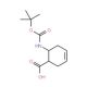 (1R,2S)-Boc-2-aminocyclohex-4-ene-carboxylic acid (CAS 63216-52-4) - chemical structure image