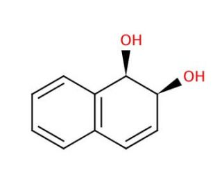 (1R,2S)-cis-1,2-Dihydro-1,2-naphthalenediol (CAS 51268-88-3) - chemical structure image