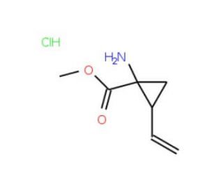 (1R,2S)-Methyl 1-amino-2-vinylcyclopropanecarboxylate HCl (CAS 259214-58-9) - chemical structure image