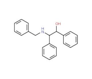 (1R,2S)-N-Benzyl-2-amino-1,2-diphenylethanol (CAS 153322-11-3) - chemical structure image