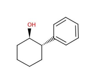 (1R,2S)-trans-2-Phenyl-1-cyclohexanol (CAS 98919-68-7) - chemical structure image