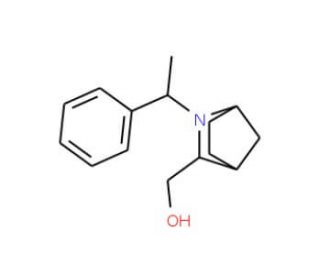 {(1R,3S,4S)-2-[(1R)-1-phenylethyl]-2-azabicyclo[2.2.1]hept-3-yl}methanol - chemical structure image
