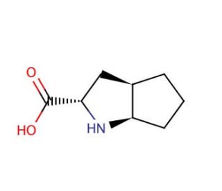 (1R,3S,5R)-2-Azabicyclo[3.3.0]octane-3-carboxylic Acid (CAS 87679-21-8) - chemical structure image