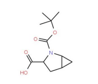 (1R,3S,5R)-2-(tert-butoxycarbonyl)-2-azabicyclo[3.1.0]hexane-3-carboxylic acid - chemical structure image