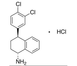 (1R,4S)-N-Desmethyl Sertraline Hydrochloride (CAS 675126-08-6) - chemical structure image