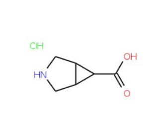 (1R,5S)-3-azabicyclo[3.1.0]hexane-6-carboxylic acid hydrochloride - chemical structure image
