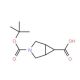 (1R,5S)-3-(tert-butoxycarbonyl)-3-azabicyclo[3.1.0]hexane-6-carboxylic acid (CAS 927679-54-7) - chemical structure image