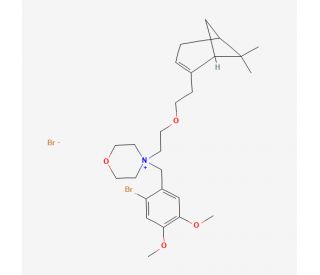 (1R,5S)-4-[(2-Bromo-4,5-dimethoxyphenyl)methyl]-4-[2-[2-(6,6-dimethylbicyclo[3.1.1]hept-2-en-2-yl)ethoxy]ethyl]morpholinium B